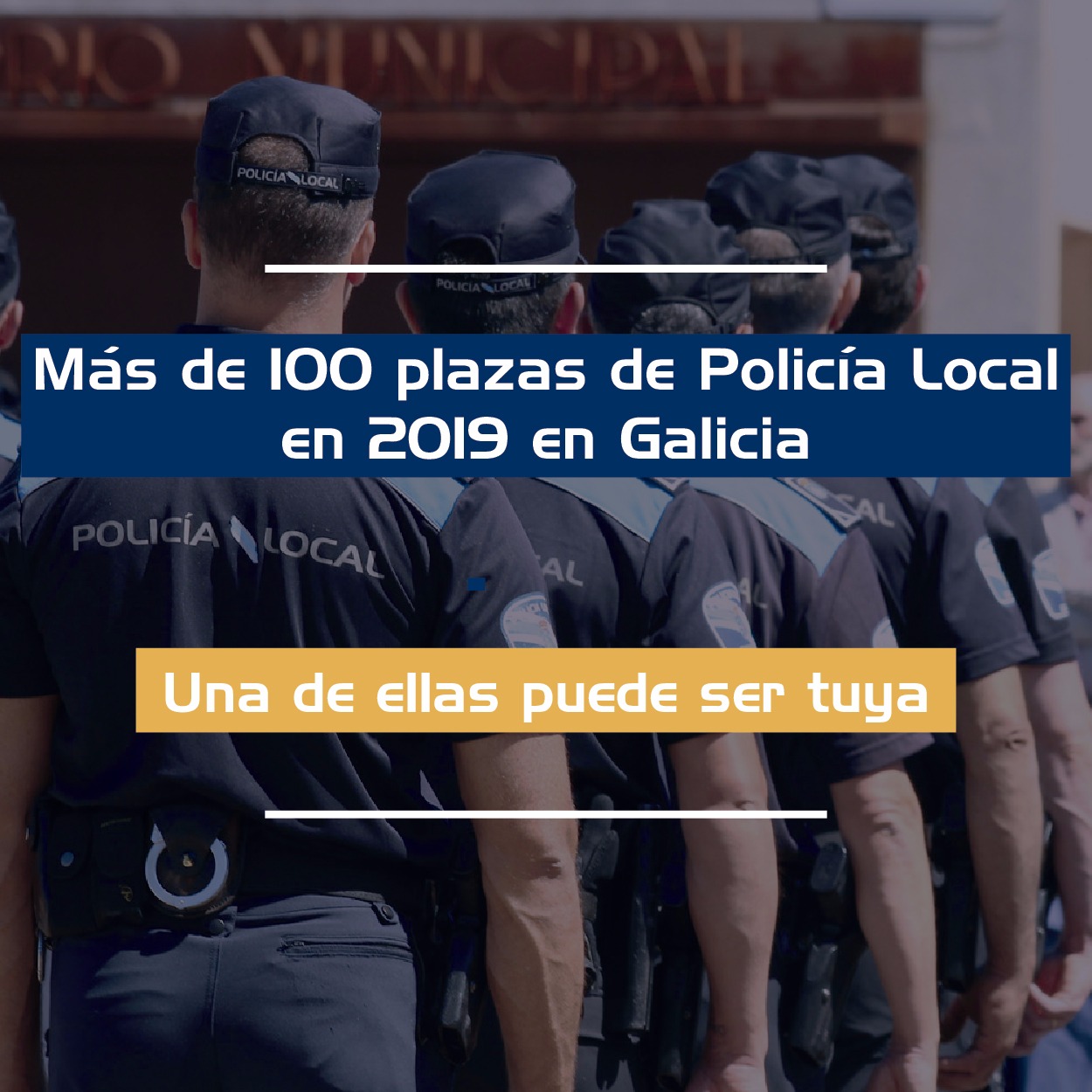 Ourense y Lugo se suman a la convocatoria unificada de plazas de Policía Local